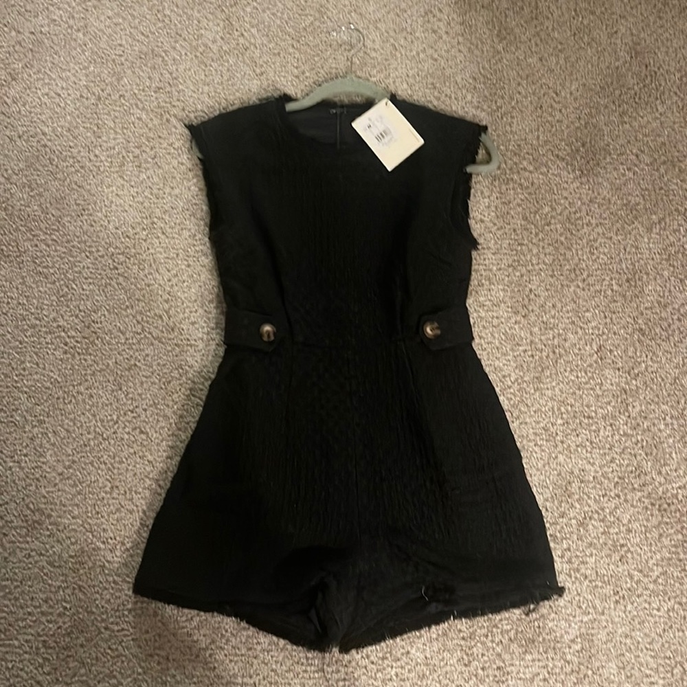 Love Bonito tweed romper with tags